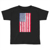 t-rex vintage american flag Toddler T-shirt