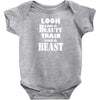 Look Like A Beauty Train Like A Beast Baby Onesie
