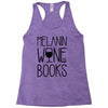 melanin wine books Racerback Tank