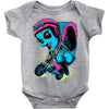 panda rider Baby Onesie