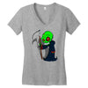 grim reaper Women's V-Neck T-Shirt