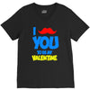 moustache you to be my valentine V-Neck Tee