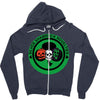 silver shamrock novelties Zipper Hoodie