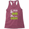 my broom broke! so now i nurse Racerback Tank