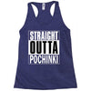 pubg - straight outta pochinki Racerback Tank