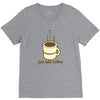 funny retro coffee V-Neck Tee