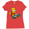the simpson Ladies Fitted T-Shirt