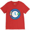 clock V-Neck Tee