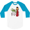 save the princess 3/4 Sleeve Shirt