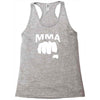 fighting mixed martial arts fist Racerback Tank
