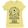 Golfer Dad Ladies Fitted T-Shirt