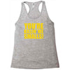 new you're killin me smalls Racerback Tank