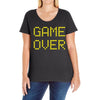 Game Over Ladies Curvy T-Shirt