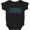gaming goddess you may bow before me Baby Bodysuit