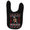 ugly sweater fight christmas t shirts Baby Bibs
