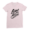 low and slow Ladies Fitted T-Shirt