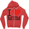 i love mum Zipper Hoodie