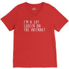 i'm a lot cooler on the internet V-Neck Tee