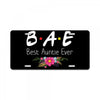 Bae Best Auntie Ever Friends Tv Show Parody License Plate
