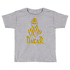 uomo dakar stampa oro moto deserto parigi africa sport Toddler T-shirt