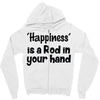 joke fisherman carp angling Zipper Hoodie