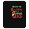 pizza christmas humor Mousepad
