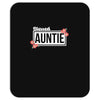 blessed aunitie with flower white color Mousepad