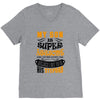 My Son Is Super Awesome His Stepdad V-Neck Tee