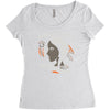 dragons are a girl's best frien Women's Triblend Scoop T-shirt