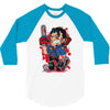 evil cartoon 3/4 Sleeve Shirt
