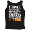Strong Independent Motivated Gemini Tank Top