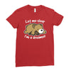 dreamer bear Ladies Fitted T-Shirt