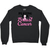 playing for breast cancer Crewneck Sweatshirt