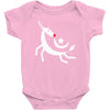 flying rudolph Baby Bodysuit