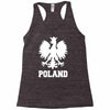 poland polska polish football flag new Racerback Tank