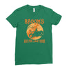 brooms are for amateurs 2 Ladies Fitted T-Shirt