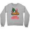 family christmas tis the season to be merry Crewneck Sweatshirt