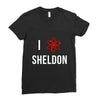 i heart sheldon Ladies Fitted T-Shirt