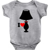 i love lamp Baby Onesie