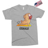 yoga pug exhale Exclusive T-shirt