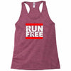 free running parkour run free Racerback Tank