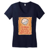 i'm smiling because i have no idea what's going on Women's V-Neck T-Shirt