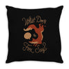 what does the fox say Throw Pillow