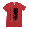 god bless america Ladies Fitted T-Shirt