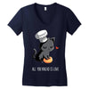 all you knead is love Women's V-Neck T-Shirt