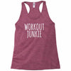 workout junkie Racerback Tank