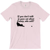 kitten kitty talk to your cat about catnip gifts for dad T-Shirt