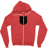 Free Birds Pocket Zipper Hoodie