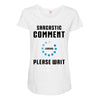 sarcastic comment loading Maternity Scoop Neck T-shirt