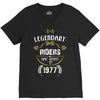 legendary riders are born in 1977 V-Neck Tee